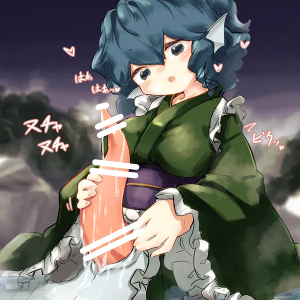 wakasagihime (touhou) created by whis11