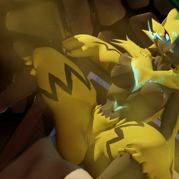 warfare zeraora (nintendo, pokemon) created by samtrix
