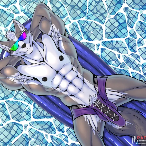 wolf o'donnell (nintendo, star fox) created by iudicium86