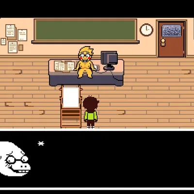 alphys, kris dreemurr, undyne (deltarune, undertale (series)) created by bladedbard