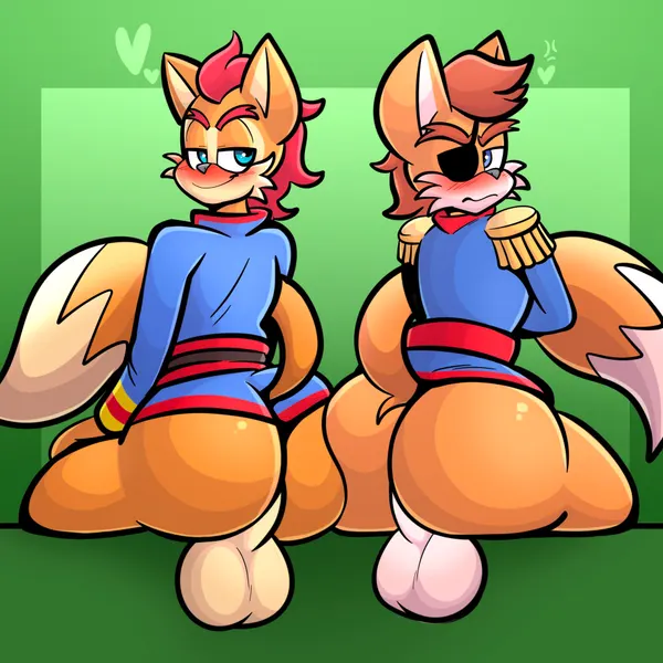 amadeus prower, elias acorn (archie comics, sega) created by taillove