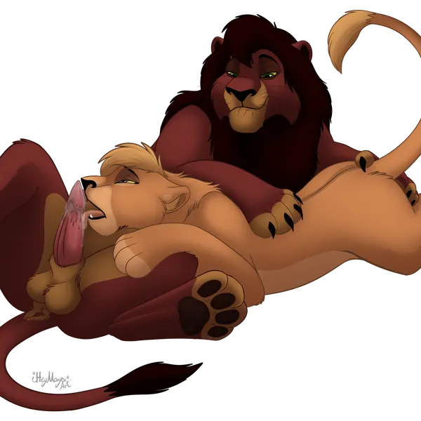 amani (hailberry), kovu (the lion king) (disney, the lion king) created by heymayaart