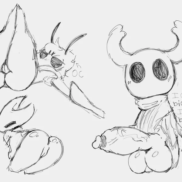 amberfly (hoshikodomo), hornet (hollow knight), the knight (hollow knight) (hollow knight (franchise), team cherry) created by hoshi kodomo