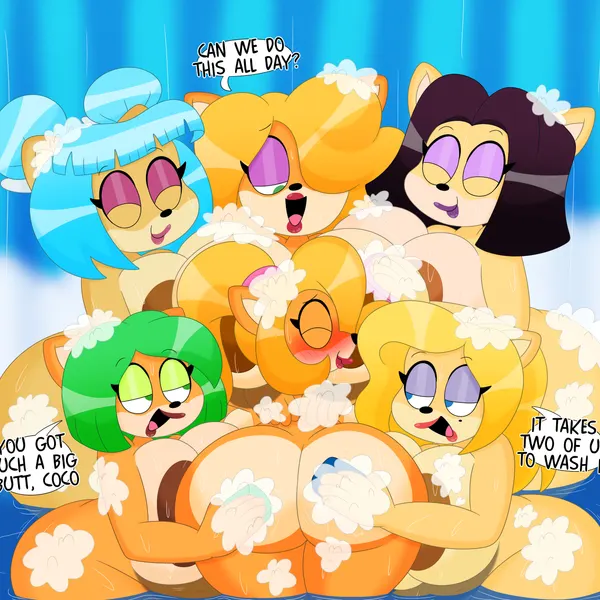 ami bandicoot, coco bandicoot, isabella bandicoot (activision, crash bandicoot (series)) created by 3barts