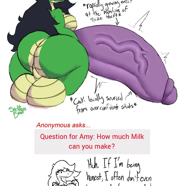 amy alethino created by snekkobean
