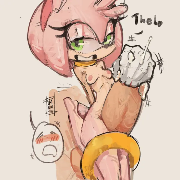 amy rose (sega, sonic the hedgehog (series)) created by imnotkitsune