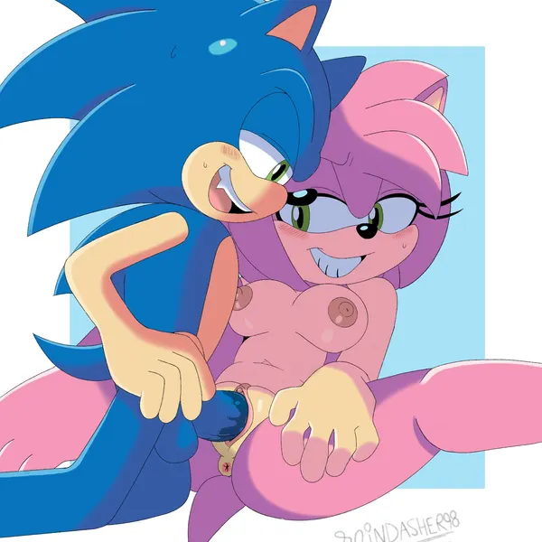 amy rose, sonic the hedgehog (sega, sonic the hedgehog (series)) created by spindasher98