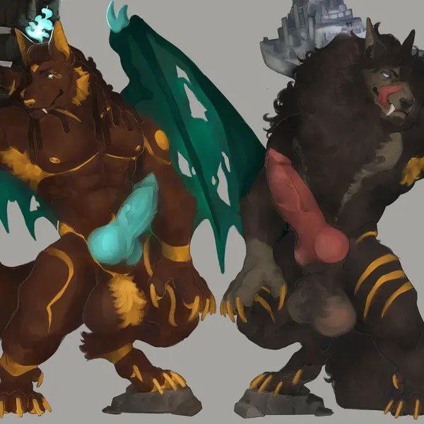 anubis, anubis bayek, hogan bayek (egyptian mythology, middle eastern mythology) created by sweetiepeter