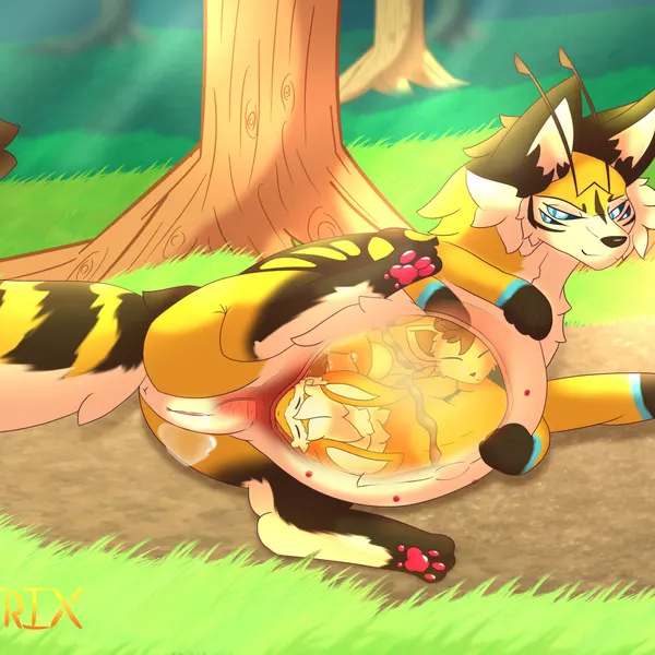 arc vap, mali (mali.maw) (nintendo, pokemon) created by vextrix
