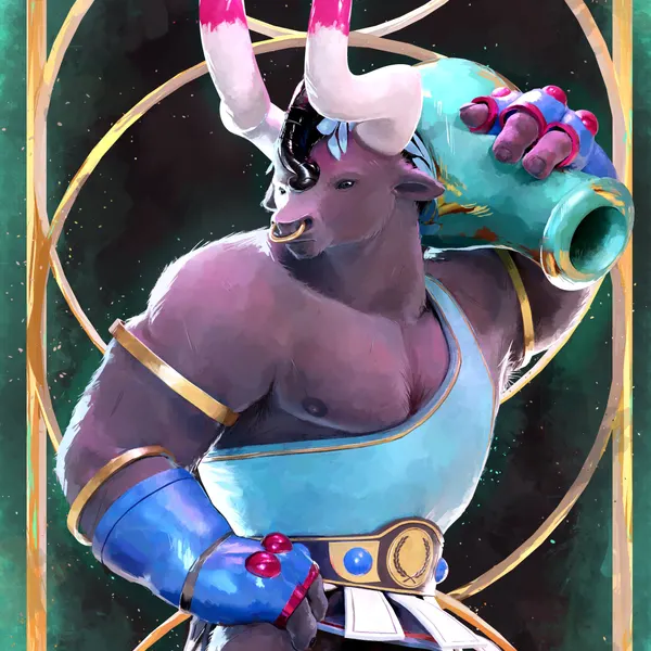 asterius (hades) (european mythology, greek mythology) created by sidekick