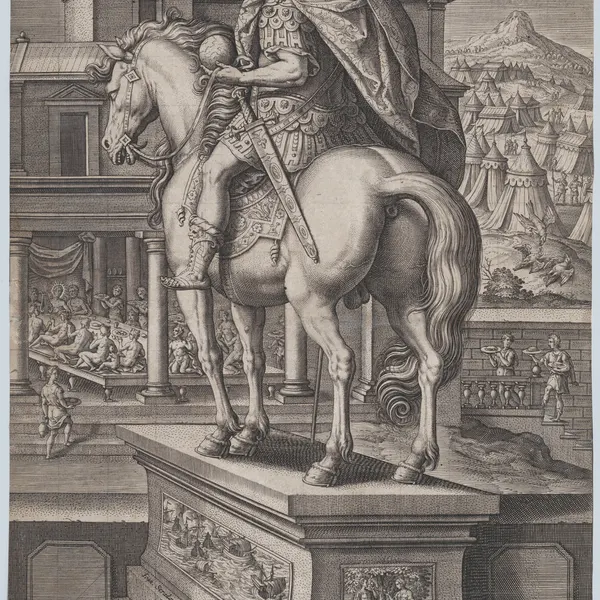 augustus caesar created by jan van der straet (stradanus)