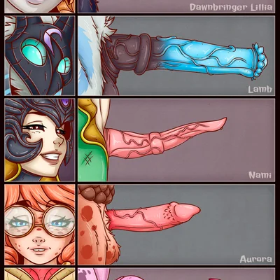 aurora (lol), kindred (lol), lamb (lol) (league of legends, mythology) created by zuckergelee