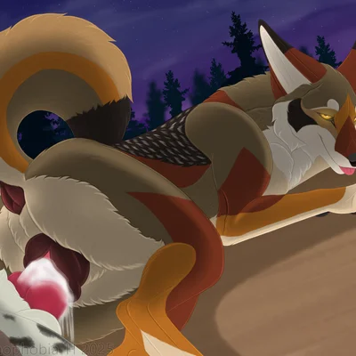 aussie, rikuroo, yops (psychedelicyops) created by hedonophobia h