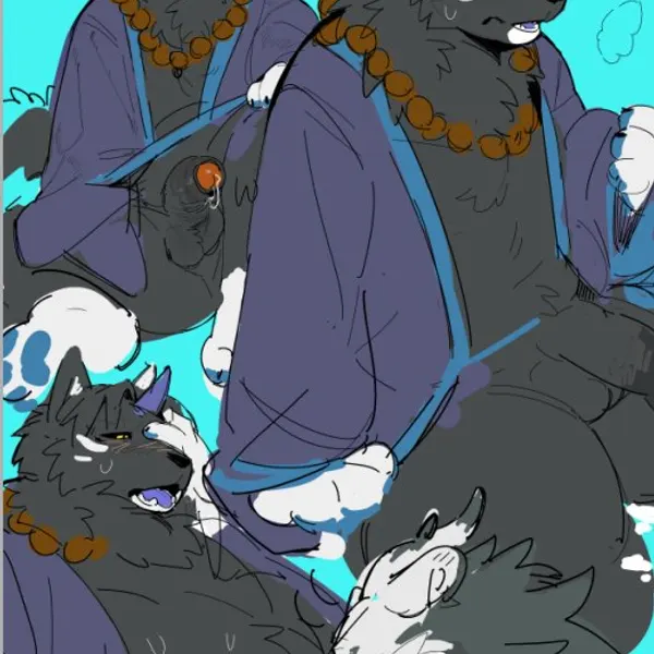 baize (fabulous beasts), diting (fabulous beasts) (fabulous beasts) created by artxtcy
