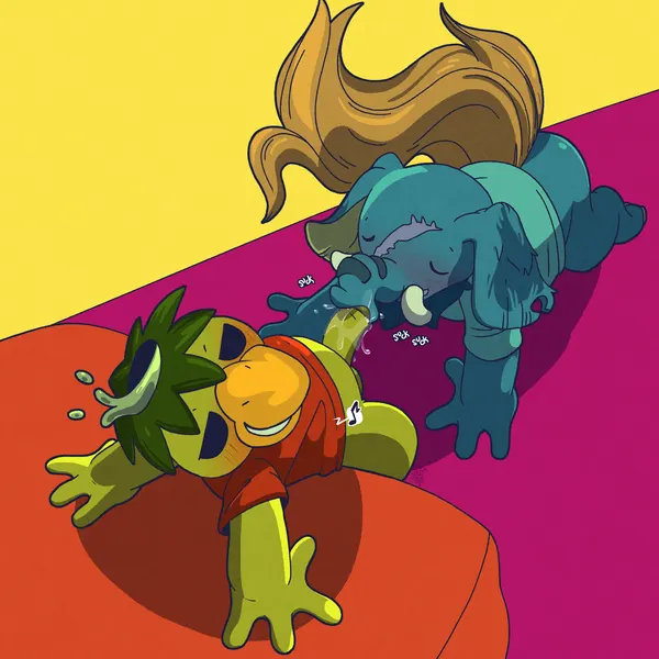 baku (tee k.o.), kappa (tee k.o.) (asian mythology, east asian mythology) created by argon vile