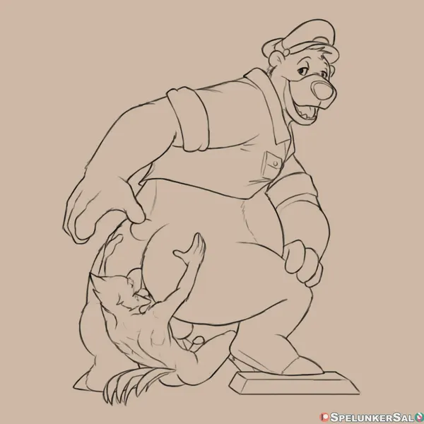 baloo, sparkx (disney, talespin) created by spelunker sal