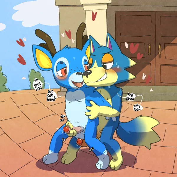 bam (animal crossing), wolfgang (animal crossing) (animal crossing, nintendo) created by argon vile