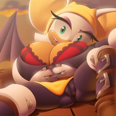 batten rouge, rouge the bat (netflix, sega) created by tzokatli