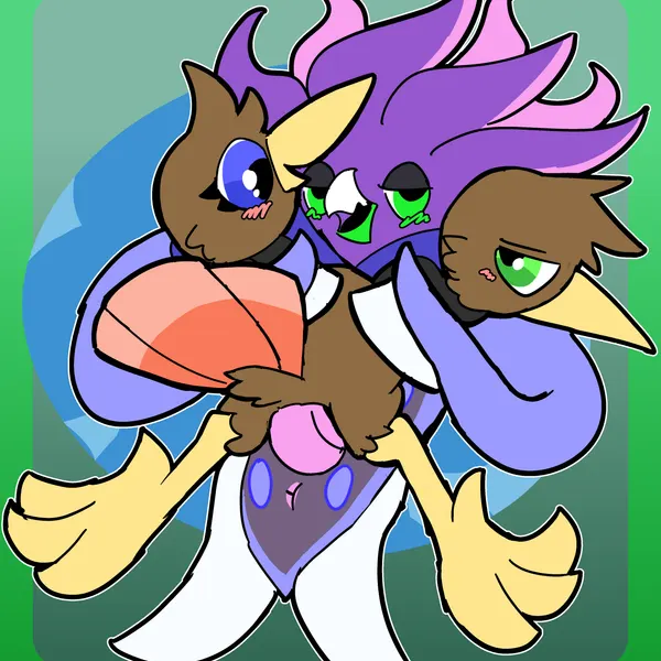 beaker the malamar, roxanne (otterjunk) (game freak, nintendo) created by otterjunk