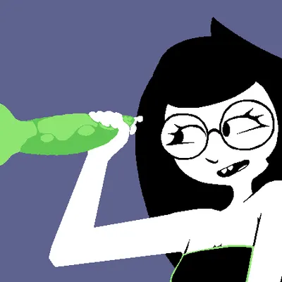 bec noir, jade harley (homestuck, ms paint adventures) created by uglycoal