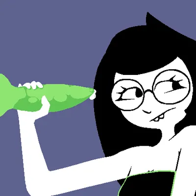 bec noir, jade harley (homestuck, ms paint adventures) created by uglycoal