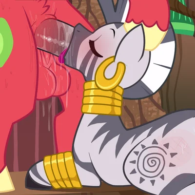 big macintosh (mlp), zecora (mlp) (friendship is magic, hasbro) created by canaryprimary