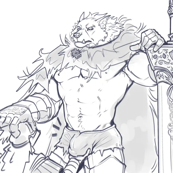 blaidd (elden ring) (elden ring, fromsoftware) created by deaddragonp