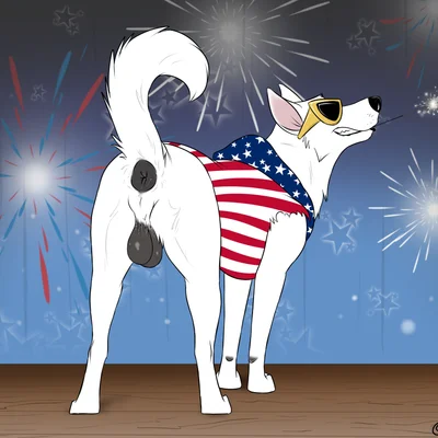 blake (consensualcanine) (4th of july) created by consensualcanine