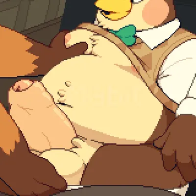 blathers (animal crossing), tom nook (animal crossing) (animal crossing, nintendo) created by mabit