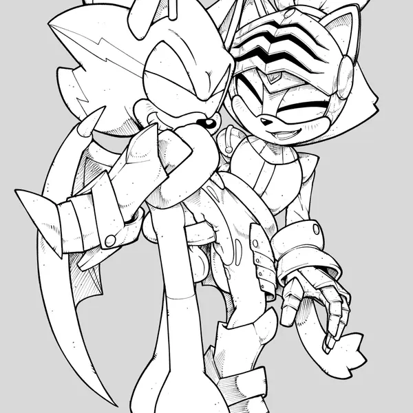 blaze the cat, fan character, keiph black arms demon (sega, sonic and the black knight) created by noahdoesart