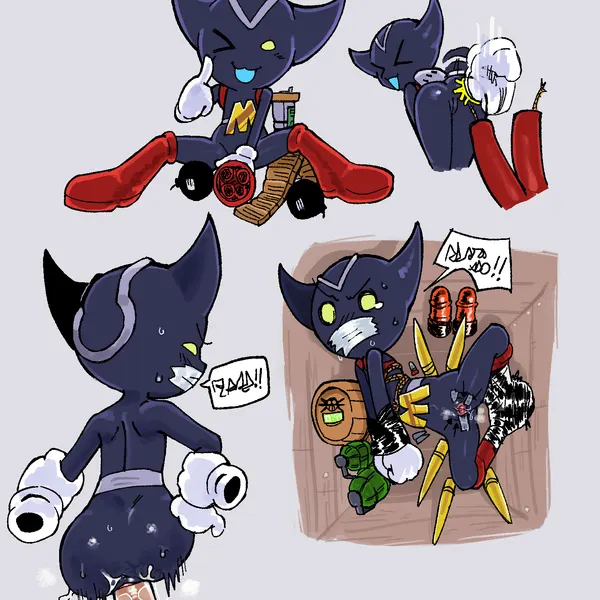 bokkun (sega, sonic the hedgehog (series)) created by rexuranus