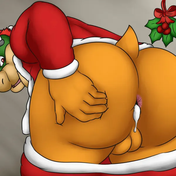 bowser (christmas, mario bros) created by camp14, thevillager