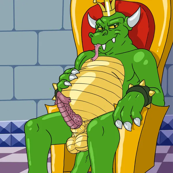 bowser, king koopa (dic entertainment, mario bros) created by balamoo