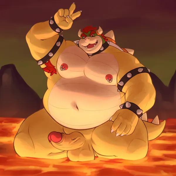 bowser (mario bros, nintendo) created by justshu