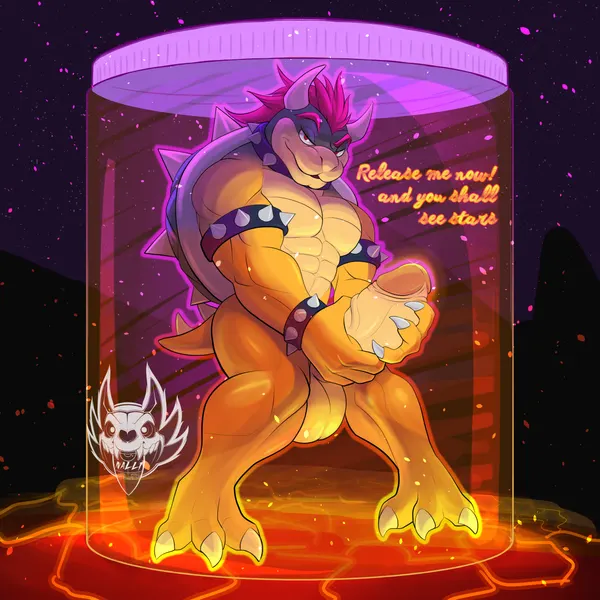 bowser (mario bros, nintendo) created by nalli