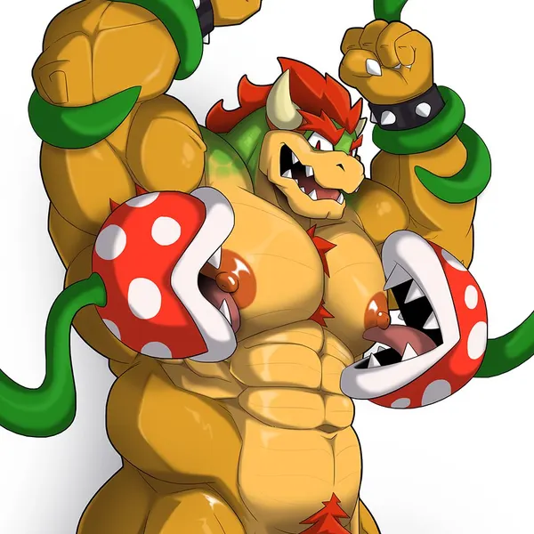 bowser (mario bros, nintendo) created by zaqiizawa