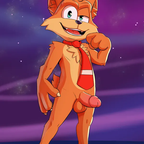 bubsy bobcat (bubsy (series)) created by kingdorkster