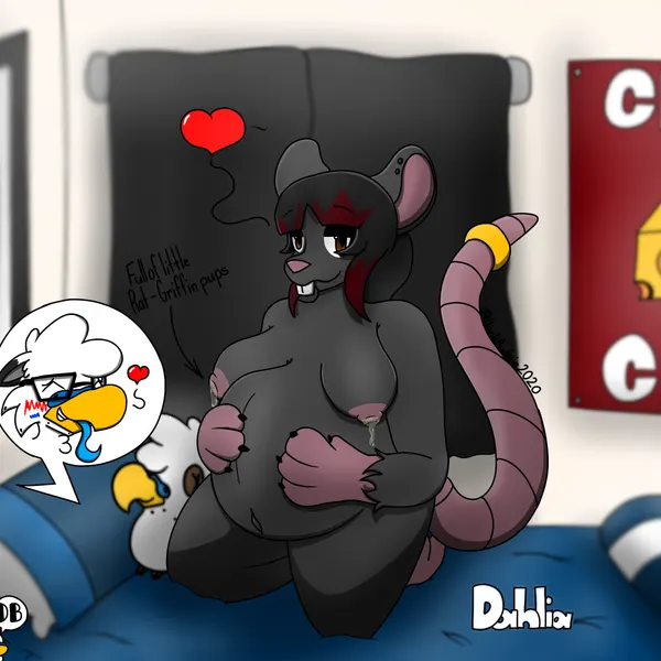 budgie (dankbudgie), dahlia (phantomhugz) (mythology) created by dankbudgie