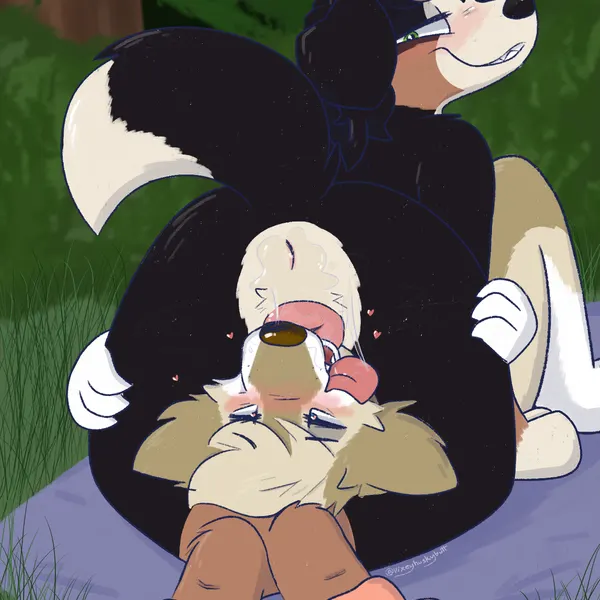 caine, gracie (vixeyhuskybutt) created by vixeyhuskybutt