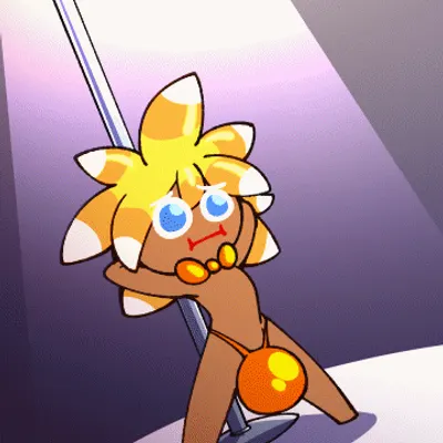 candy corn cookie, fan character (cookie run, devsisters) created by sachasketchy