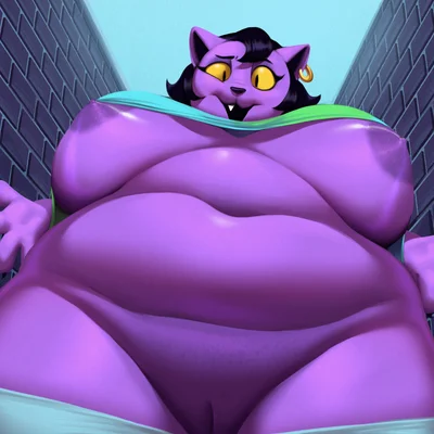 catty cattenheimer (deltarune, undertale (series)) created by chipchell