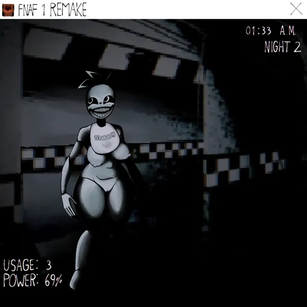 chica (fnaf), chick (fnaf 1 remake) (five nights at freddy's, fnaf 1 remake) created by gallo wazavi