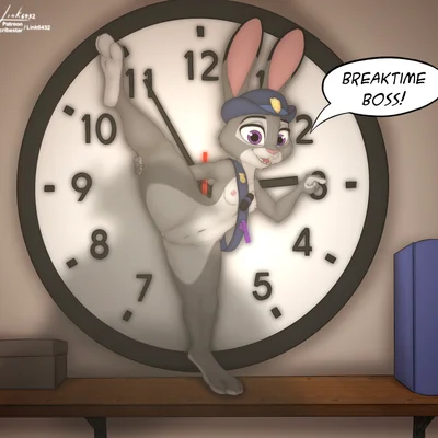 chief bogo, judy hopps (disney, zootopia) created by link6432