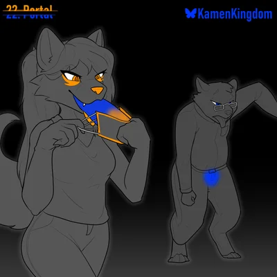 colorbomb (kamenking) (kinktober, kinktober 2024) created by kamenking