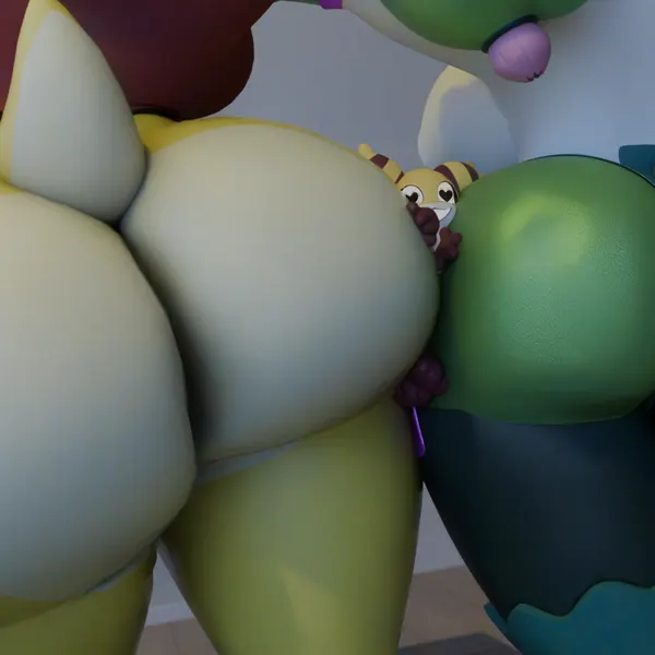 daisy (rochin1000), maraciti (nintendo, pokemon) created by omananimations