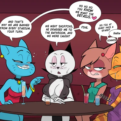 delia (ajmarekart), fran (litterbox comics), mother puss (cartoon network, litterbox comics) created by dbaru, third-party edit