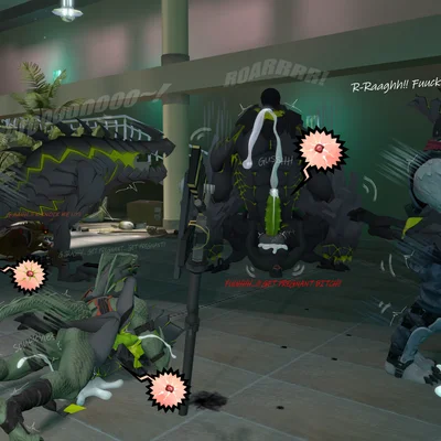 dire (fortnite), hati (zzz), hybrid (fortnite) (epic games, fortnite) created by trashy sfm