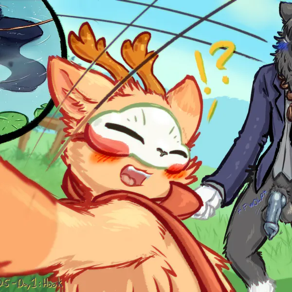 diting (fabulous beasts), sibuxiang the deer (fabulous beasts) (fabulous beasts) created by frist44