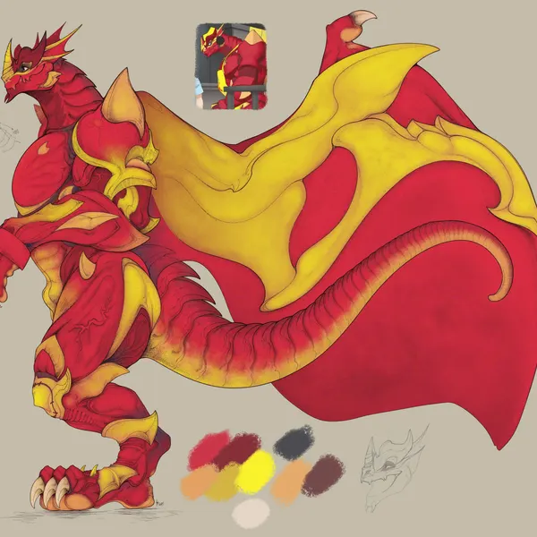 drago (bakugan) (bakugan, bakugan (series)) created by shon2