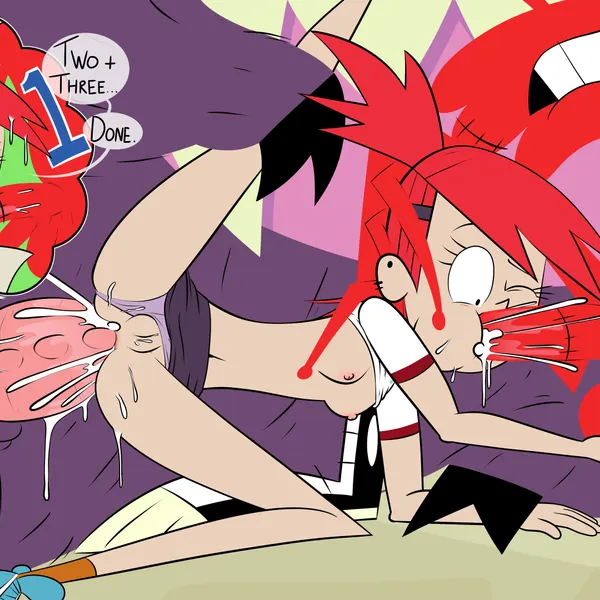 eduardo (fhfif), frankie foster, wilt (fhfif) (cartoon network, foster's home for imaginary friends) created by blargsnarf